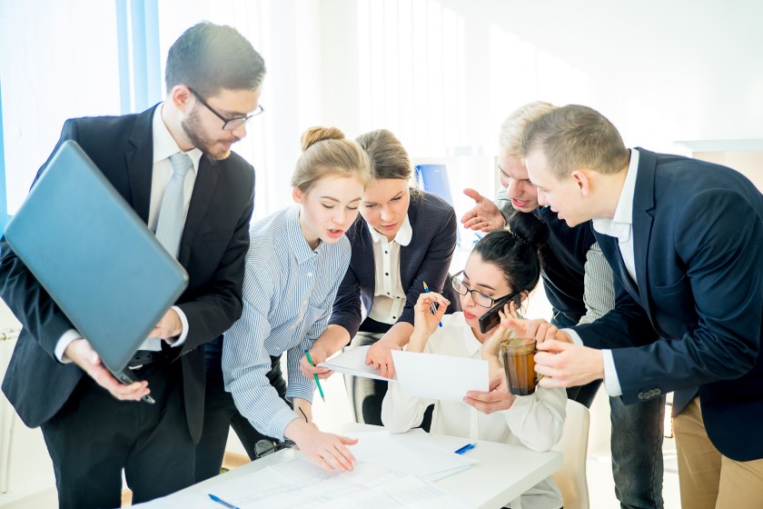 Female CEO under stress