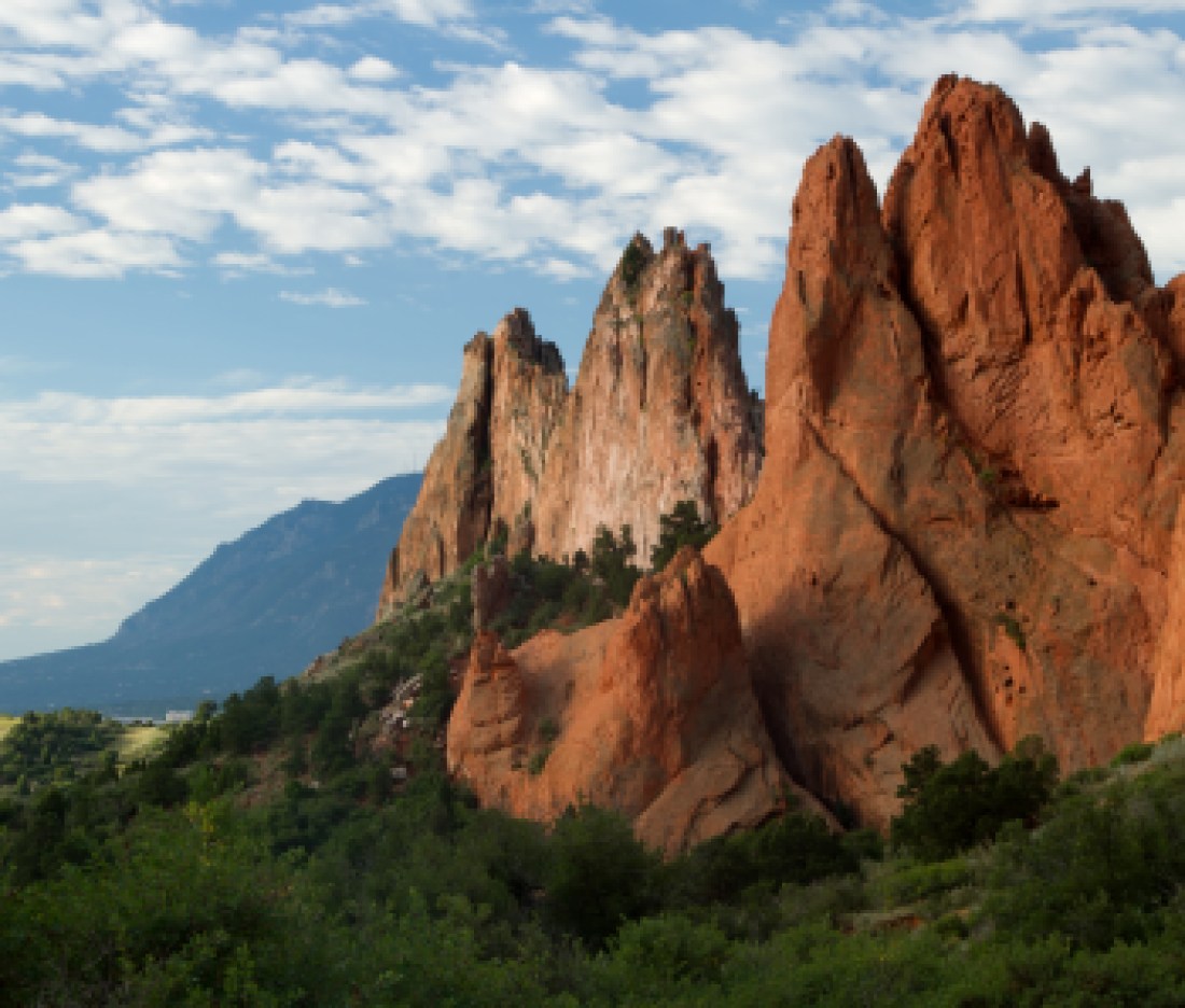 Summer Day at Garden of the Gods in Colorado Springs, Colorado