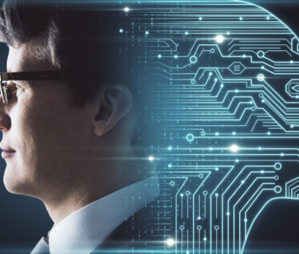 Artificial intelligence and data concept