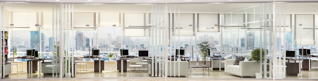 Modern large office interior design