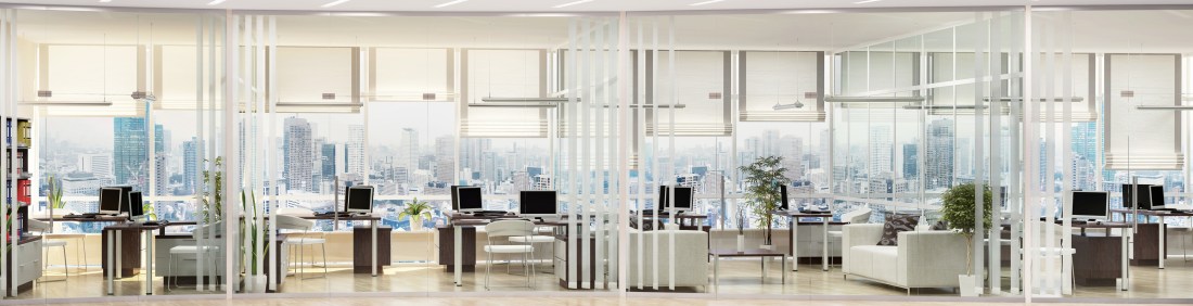 Modern large office interior design