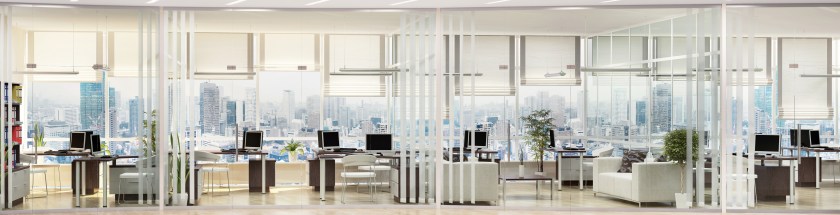 Modern large office interior design