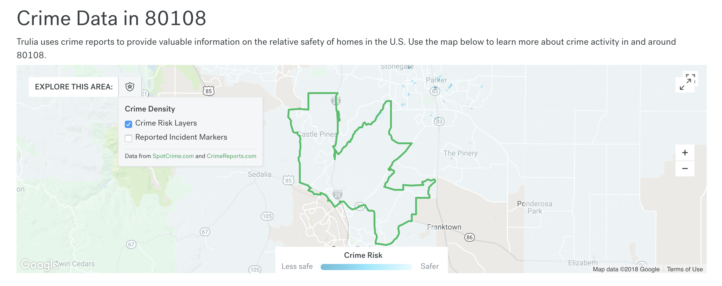 real estate neighborhood page 