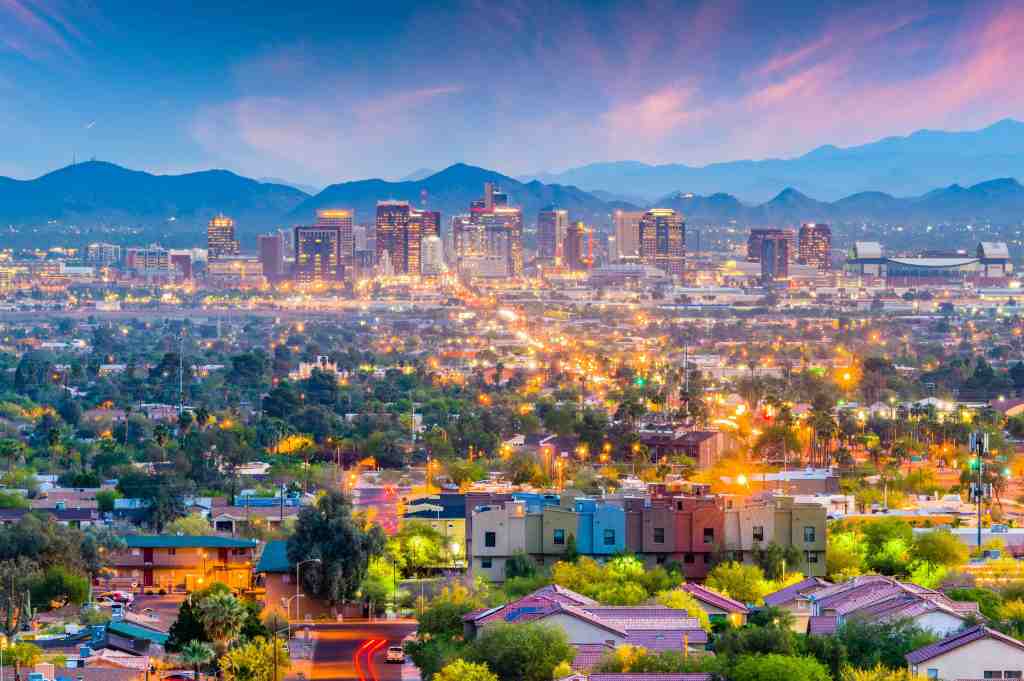 Phoenix, Arizona, USA Cityscape