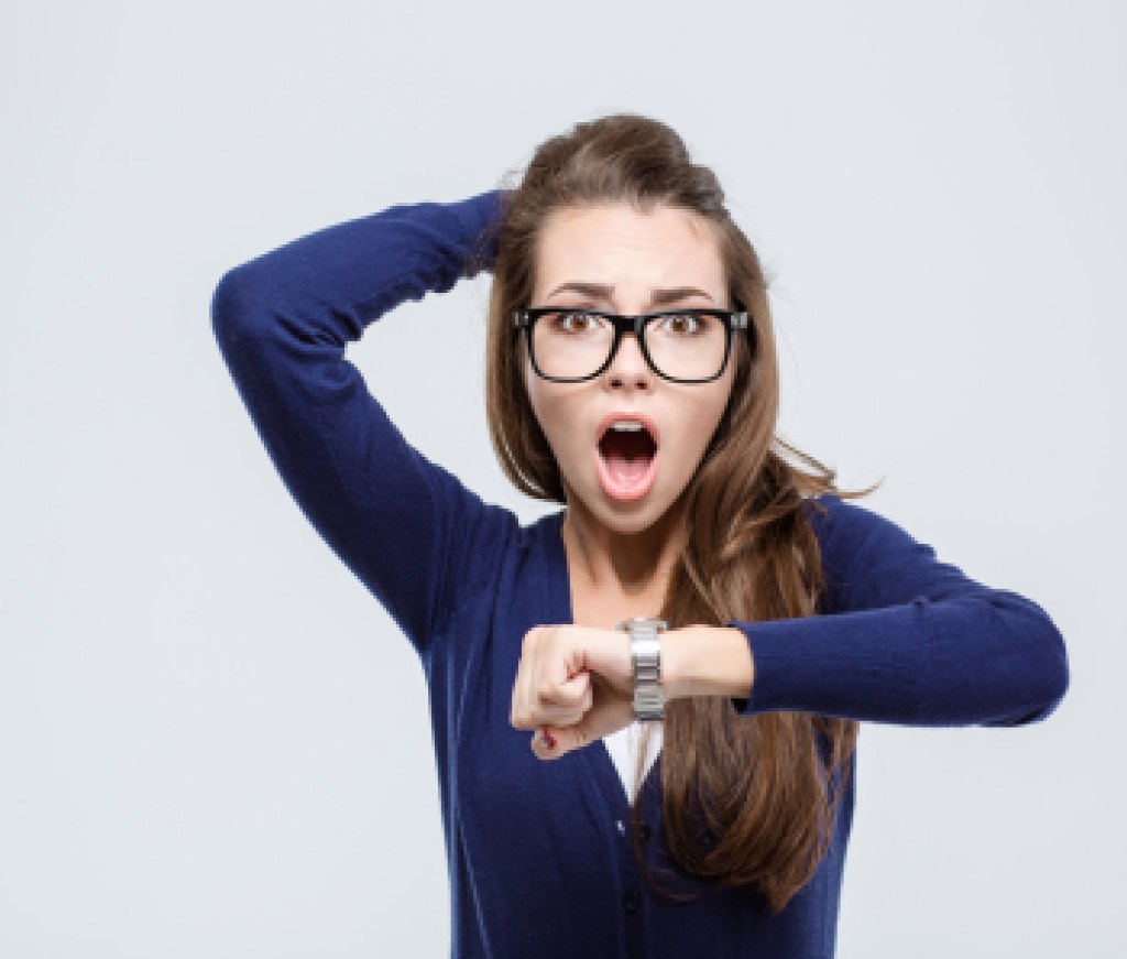 Young-Girl-Looking-at-watch