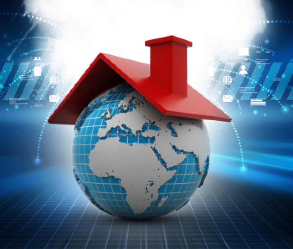Global real estate concept