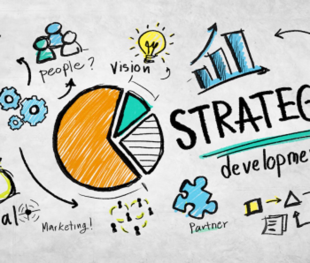 Strategy Development Goal Marketing Vision Planning Business Concept