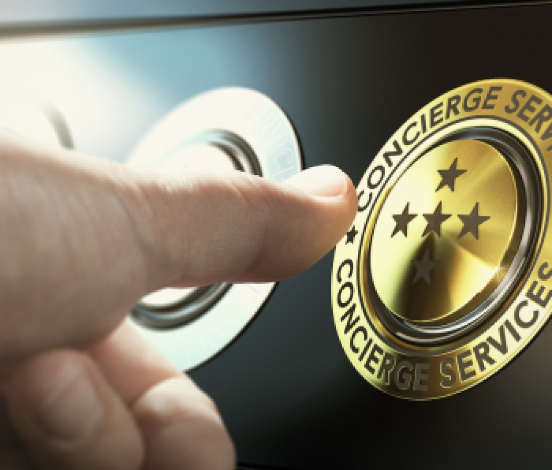 kwx, Keller Williams concierge service by pushing a golden button.