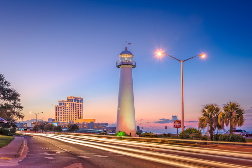 Biloxi, Mississippi, USA at Biloxi Lighthouse