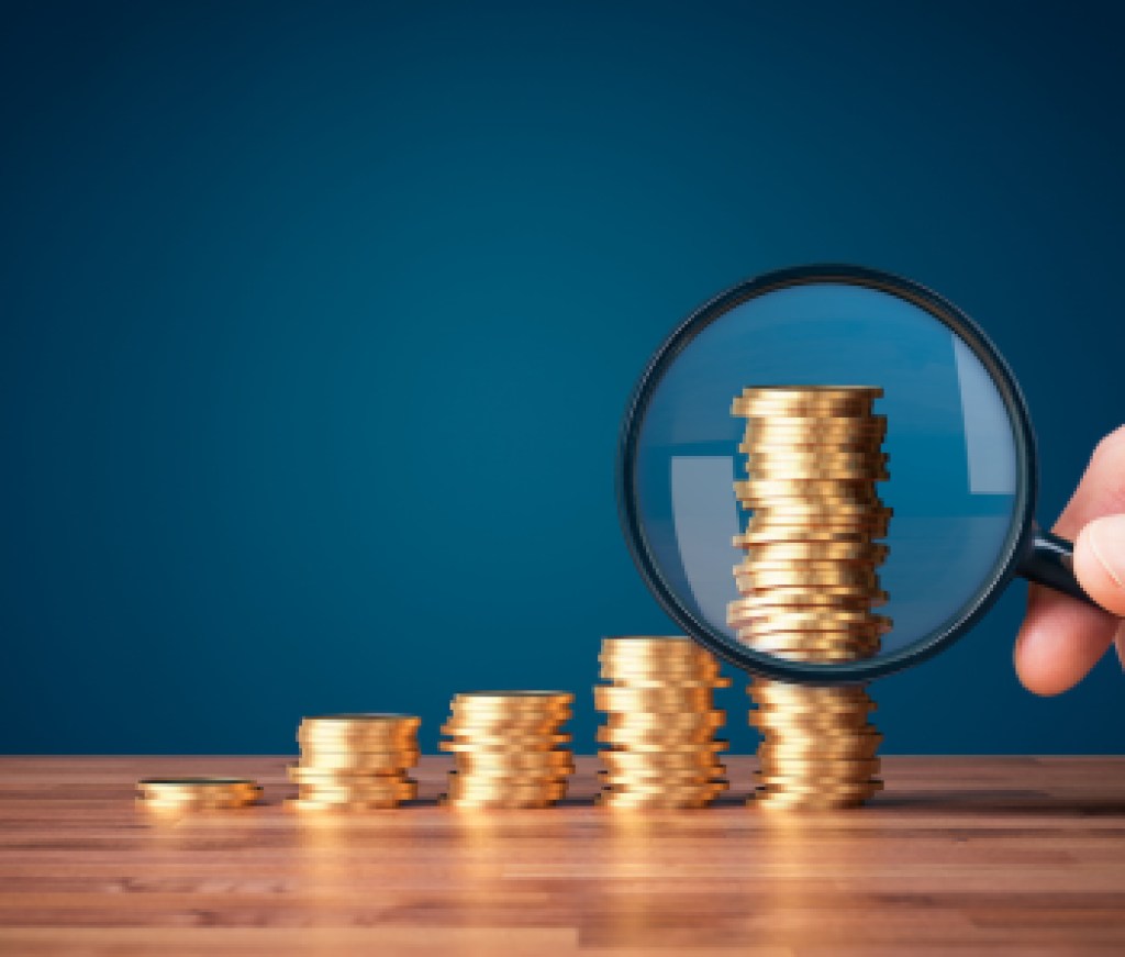 Money makes money investment concept
