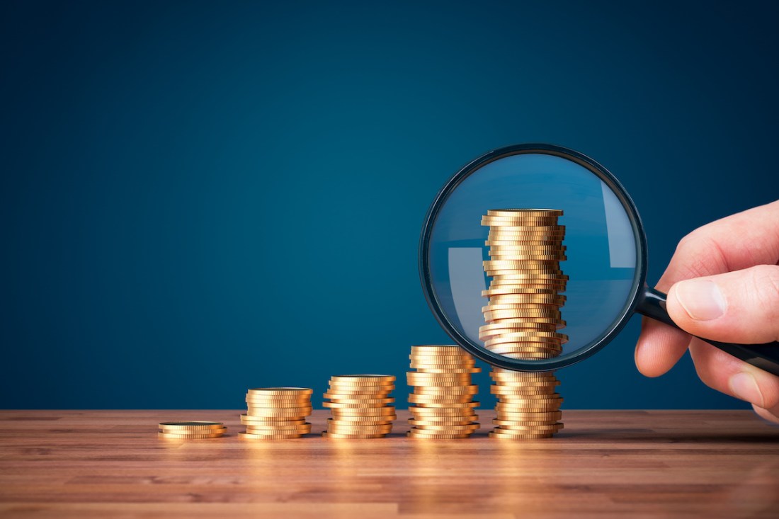 Money makes money investment concept